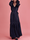 Navy gown from rhie west village clothing boutique