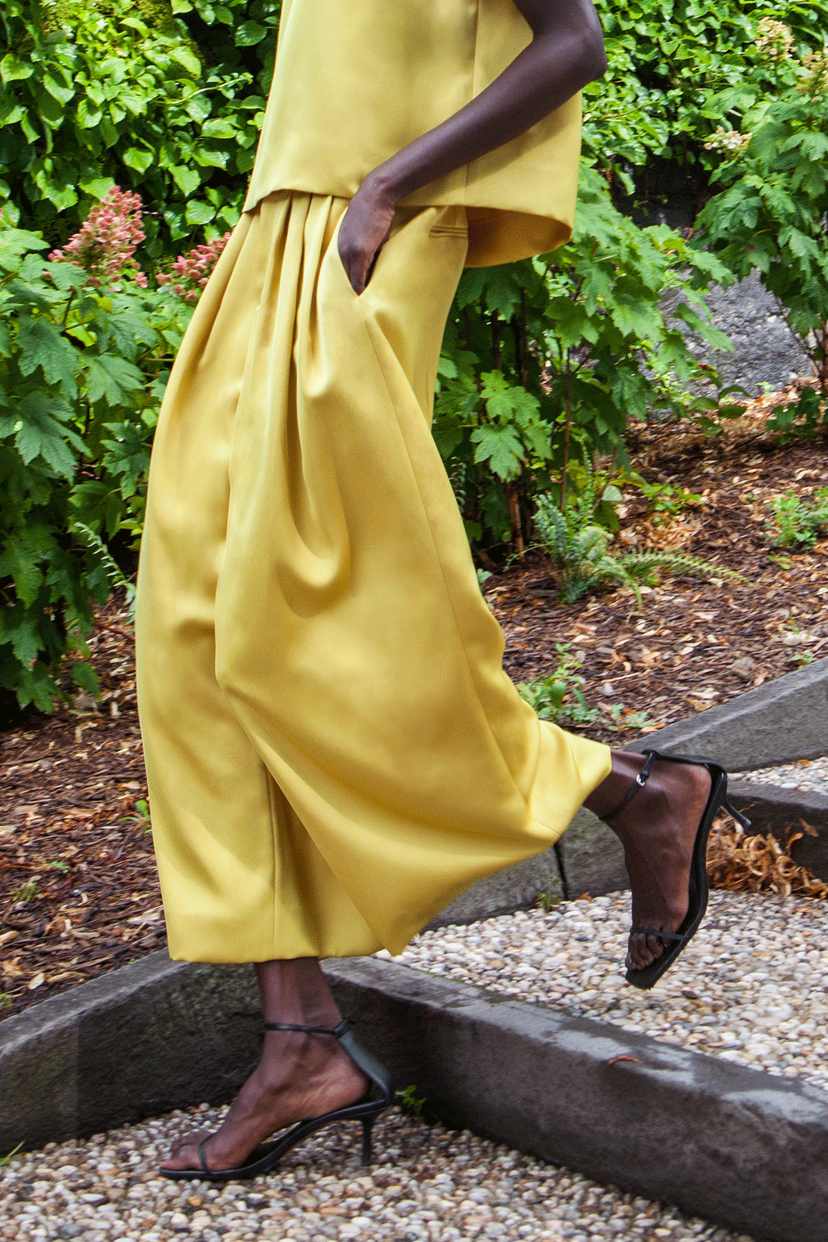 Rhié | Dia Double Satin Pant, Yellow – RHIÉ Rhié | Dia Double Satin Pant, Yellow – RHIÉ