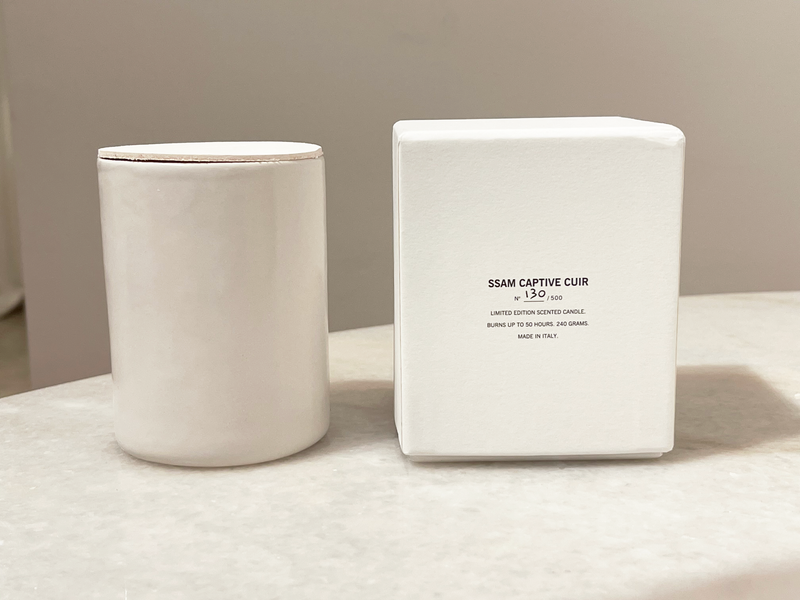 SSAM CAPTIVE CUIR LIMITED EDITION SCENTED CANDLE