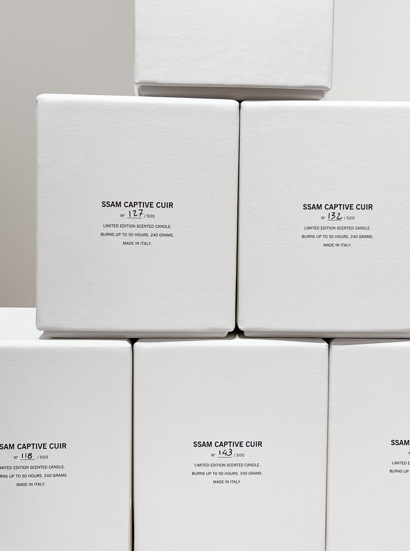 SSAM CAPTIVE CUIR LIMITED EDITION SCENTED CANDLE